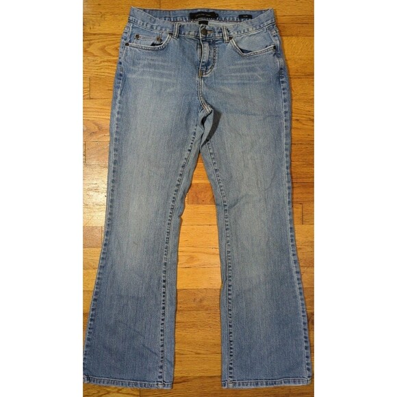 Vintage Calvin Klein Jeans Women's 8 Flare Bootcut Y2K Mid Wash Western EUC - Picture 1 of 9